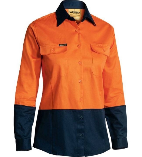 Picture of Bisley,Women's Hi Vis Drill Shirtt